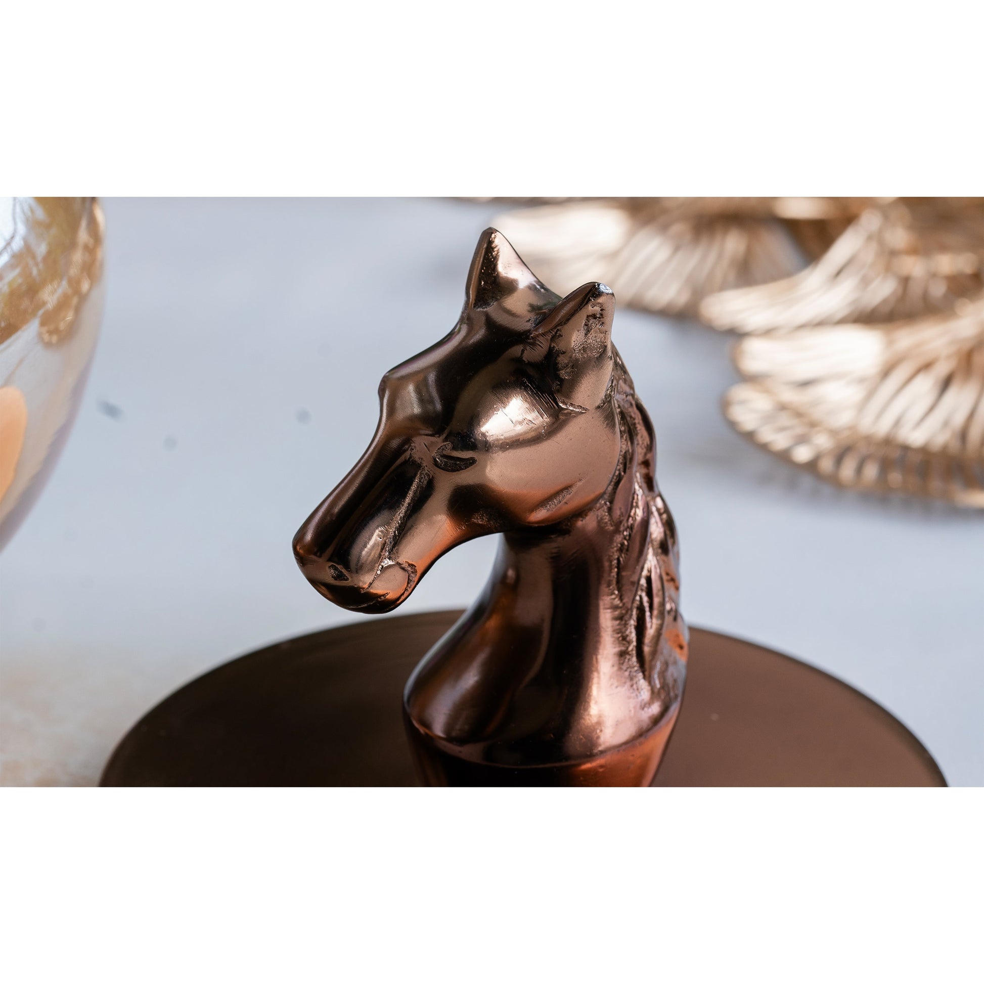 Horse Head Decorative Jar –2000 ML, Handcrafted Luxury Home Décor, Multipurpose Storage