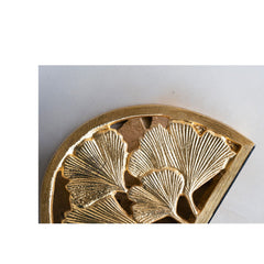 Brass Finish Embossed Flower Design Napkin Holder – Elegant Decorative Tissue Organizer for Home, Office, and Gifting