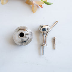 Handmade Pure Brass Chrome Finish Designer Hookah- Home Decor