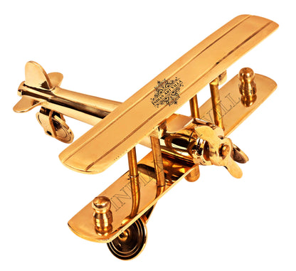 Pure Brass Aeroplan Miniature Showpiece