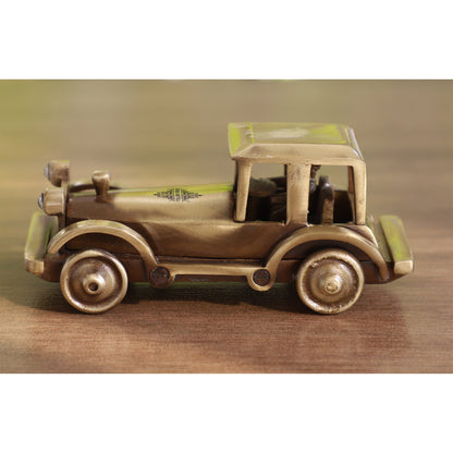 Pure Brass Handcrafted Vintage Car Size-5x13 cm