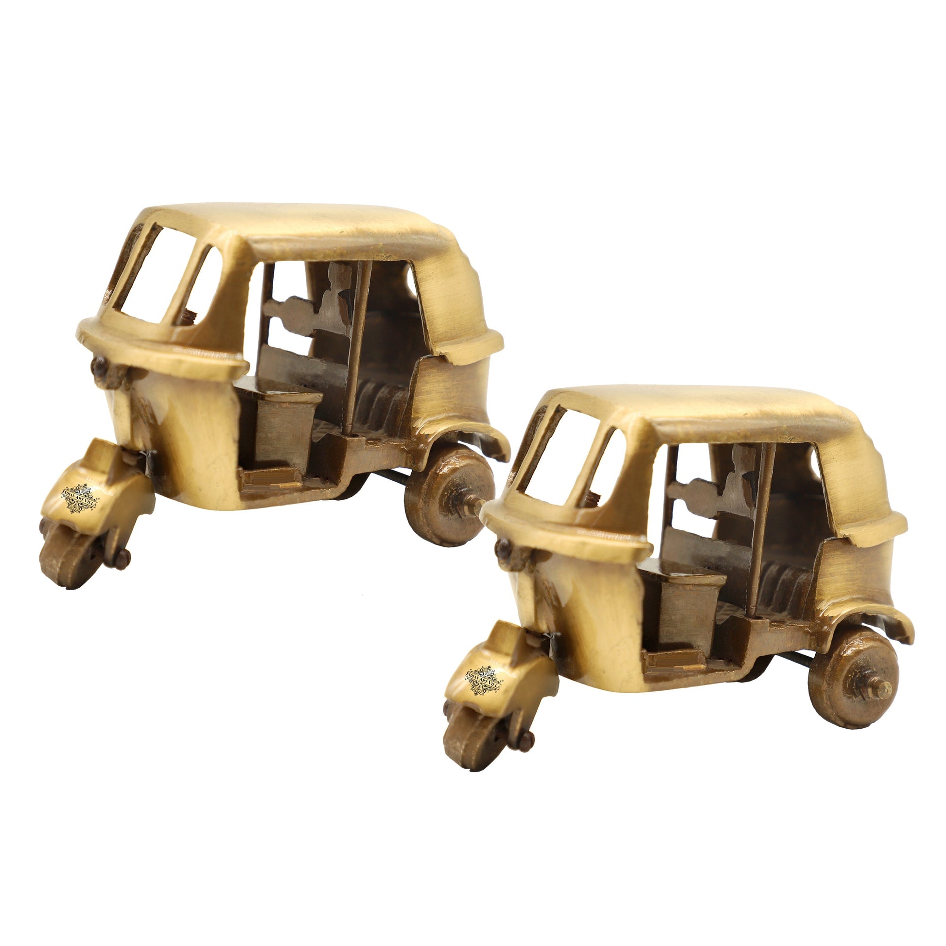 Brass Handcrafted Auto Rickshaw Size-8.5x12.5 cm