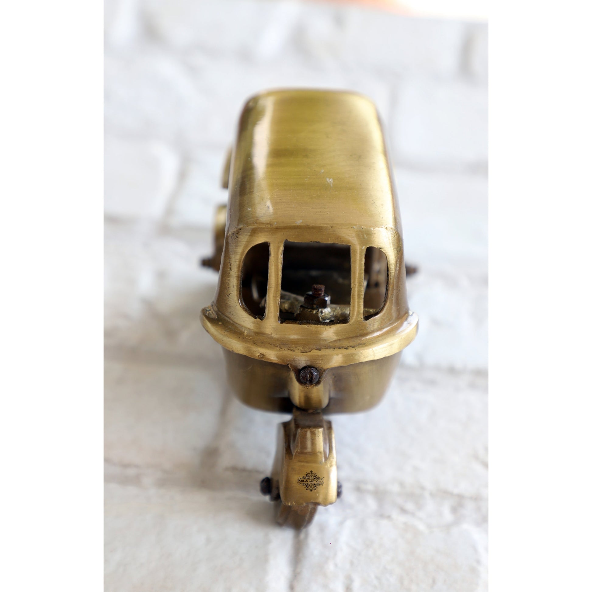 Brass Handcrafted Auto Rickshaw Size-8.5x12.5 cm