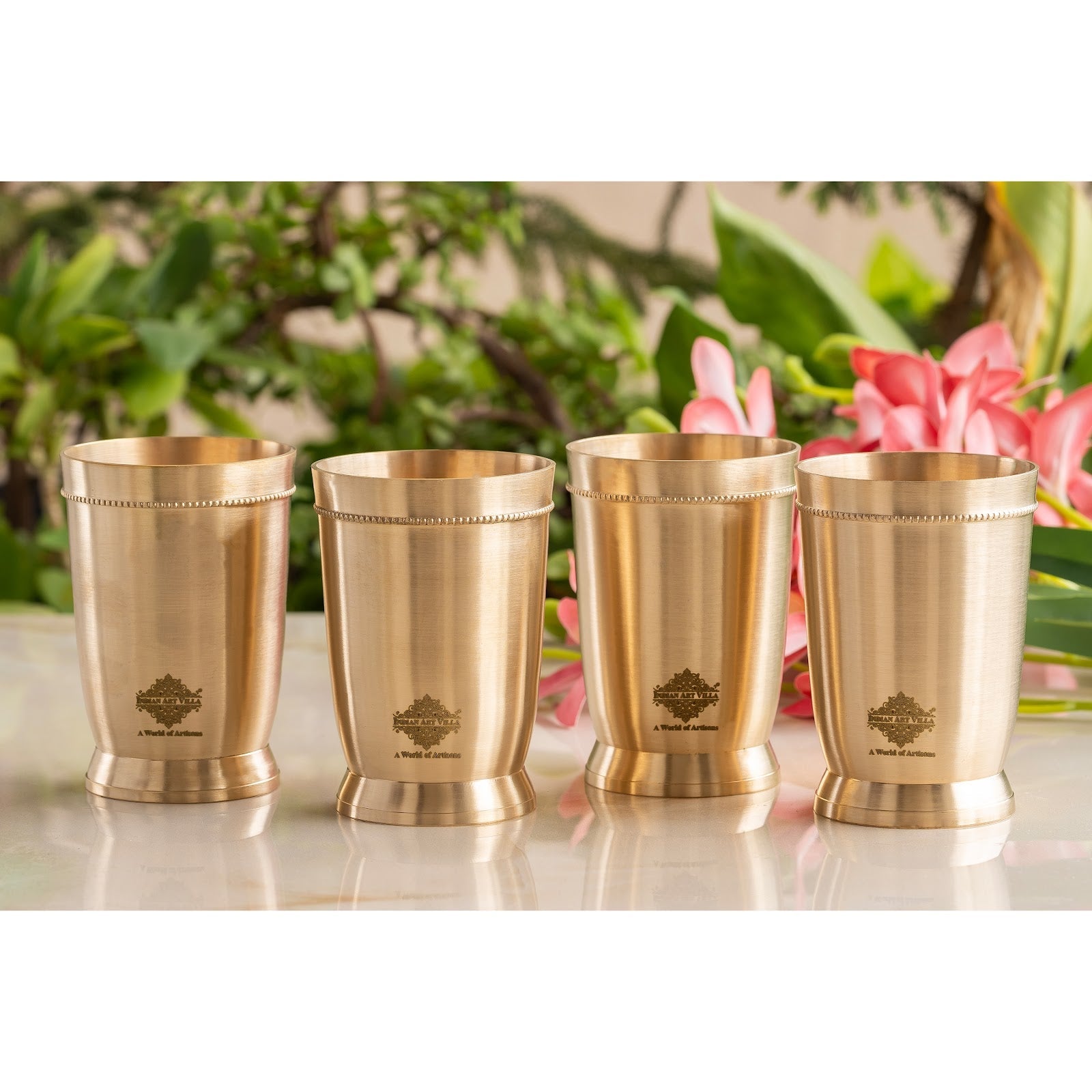 Pure Brass Matt Finish Glass