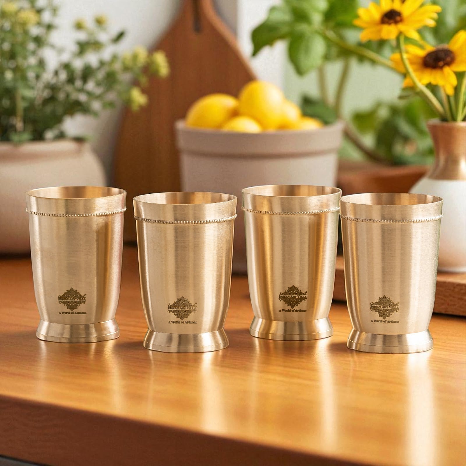 Pure Brass Matt Finish Glass