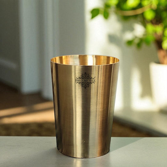 Pure Brass Matt Finish Glass -300 ML