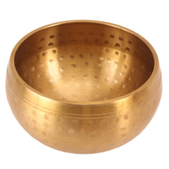 Handcrafted Brass Hammered Tibetan Singing Bowl, Elevate Your Meditation Practice
