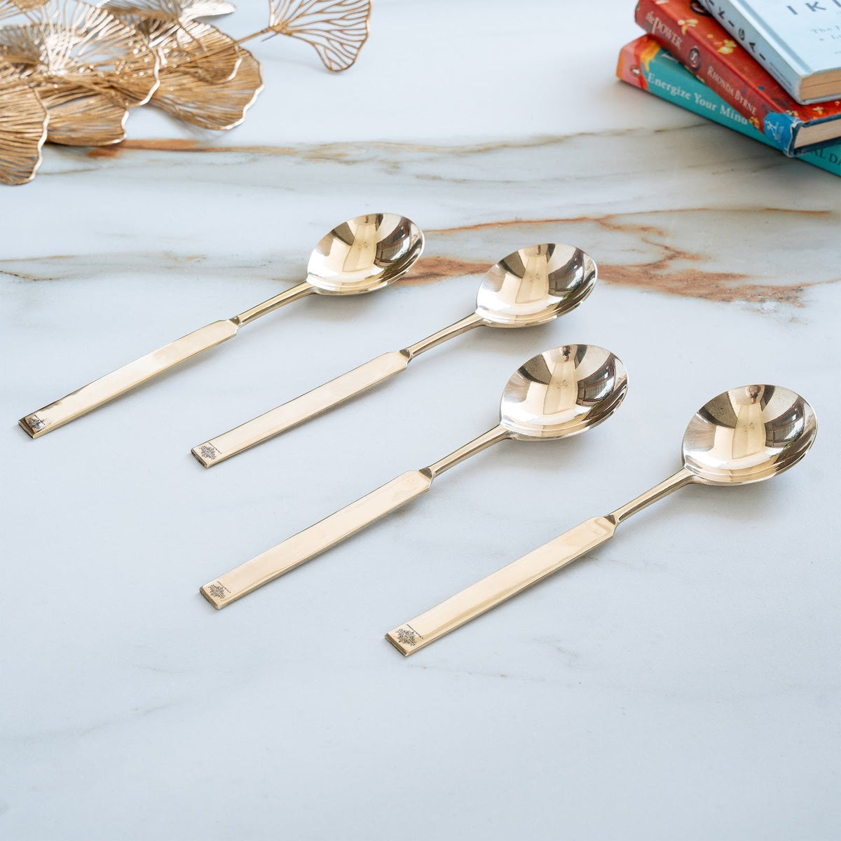 Brass Spoon for serving purpose 25cm