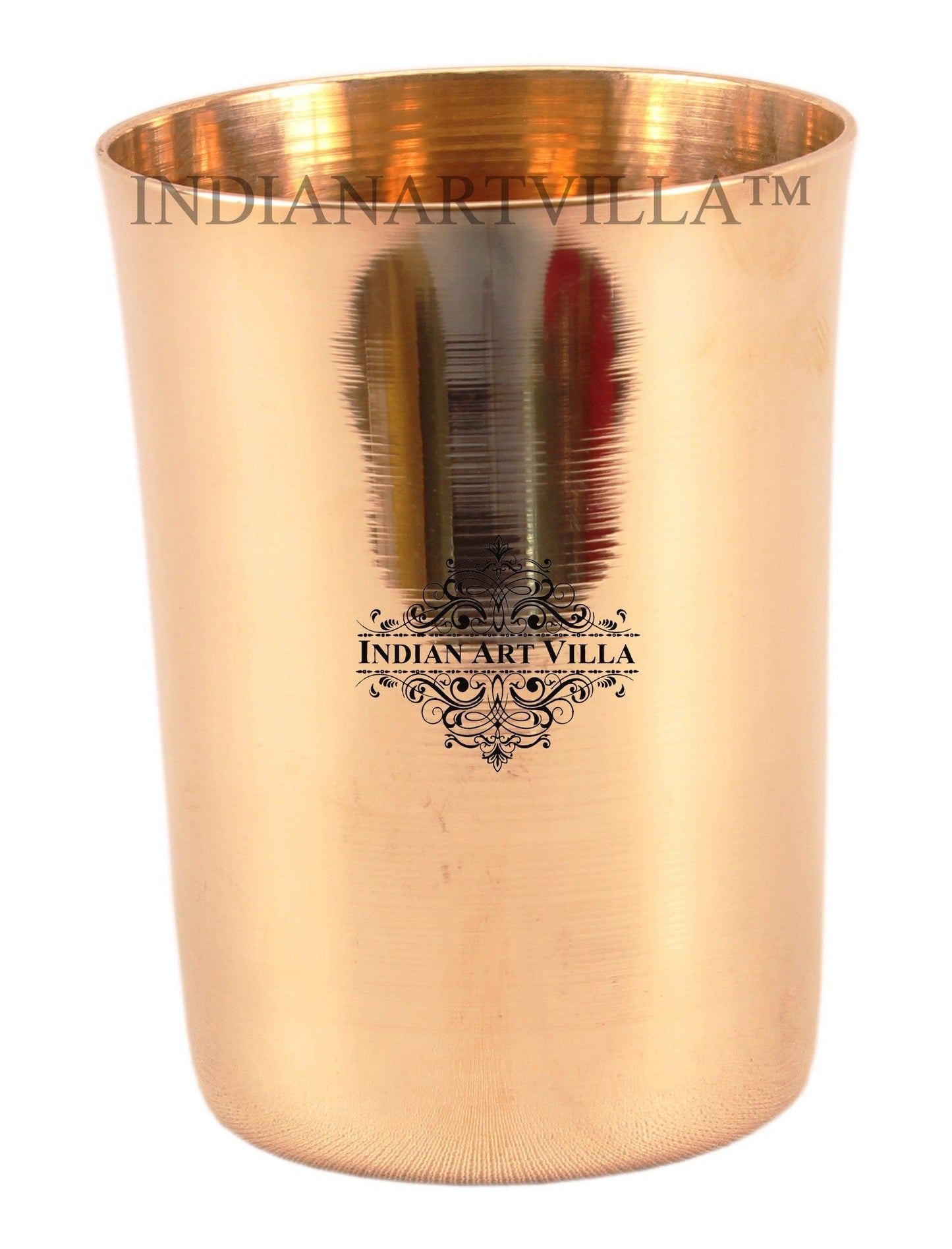 Pure Bronze Plain Design Big Glass Tumbler 290 ML