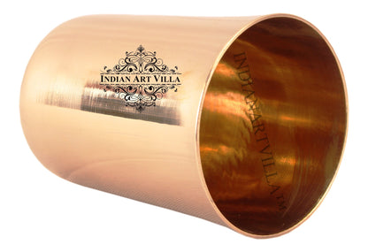 Pure Bronze Plain Design Big Glass Tumbler 290 ML