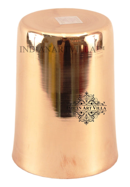 Pure Bronze Plain Design Big Glass Tumbler 290 ML
