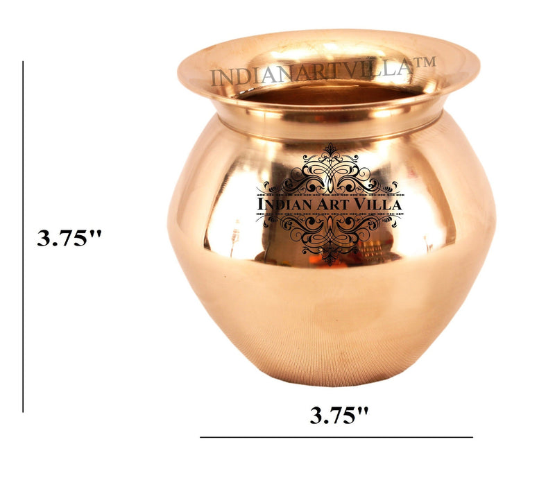 Bronze Kansa Utensils | Surya Namaskar Lota Container| | Temple Pooja Good Health Ayurveda Healing