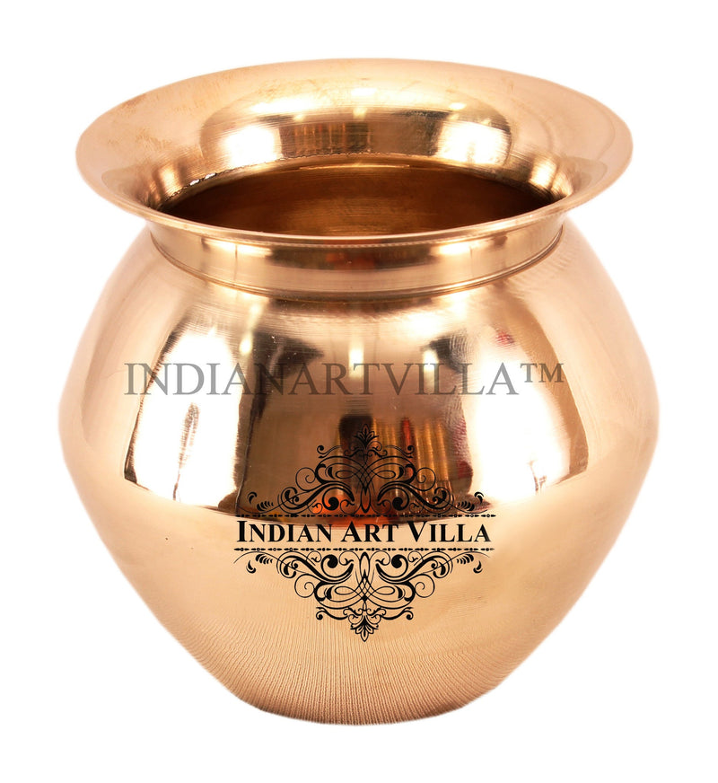 Bronze Kansa Utensils | Surya Namaskar Lota Container| | Temple Pooja Good Health Ayurveda Healing