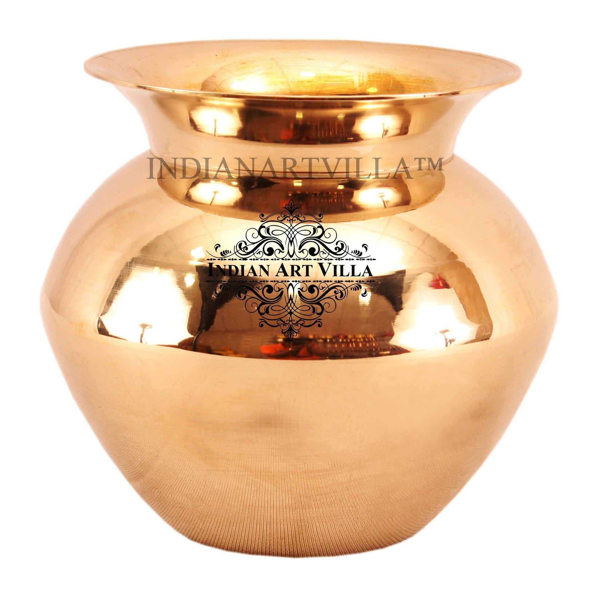 Bronze Kansa Utensils | Surya Namaskar Lota Container| | Temple Pooja Good Health Ayurveda Healing
