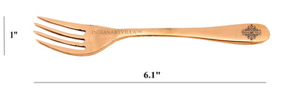 Pure Bronze Handmade Best Quality Fork 15.49 cmLength