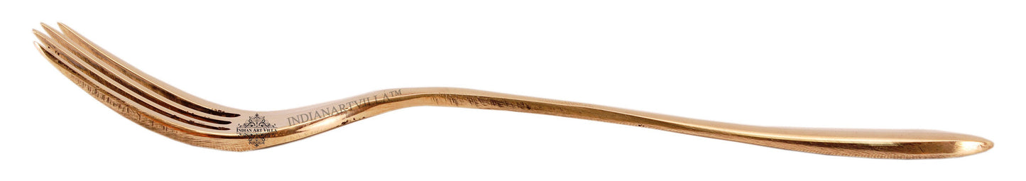 Pure Bronze Handmade Best Quality Fork 15.49 cmLength