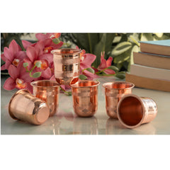 Pure Copper Luxury Design Glass Kids or Temple Use 100ml