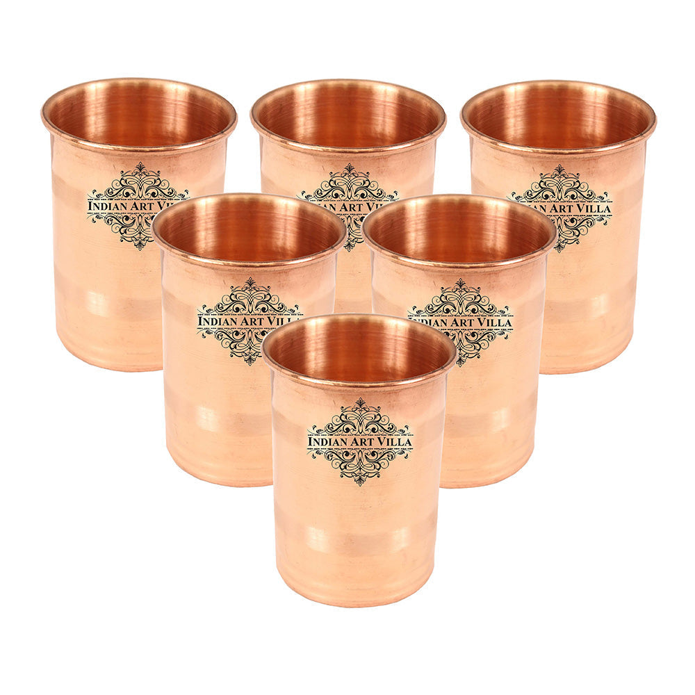 Pure Copper Plain Design Small Glass 150ml