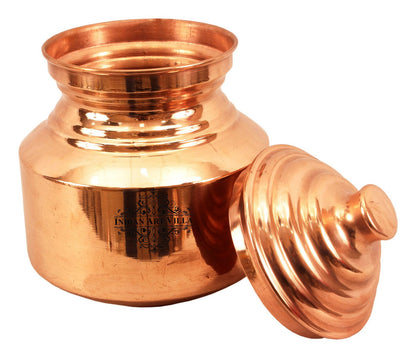 Handmade Pure Copper Chari, Water Pot Container, Drinkware, Good For Health