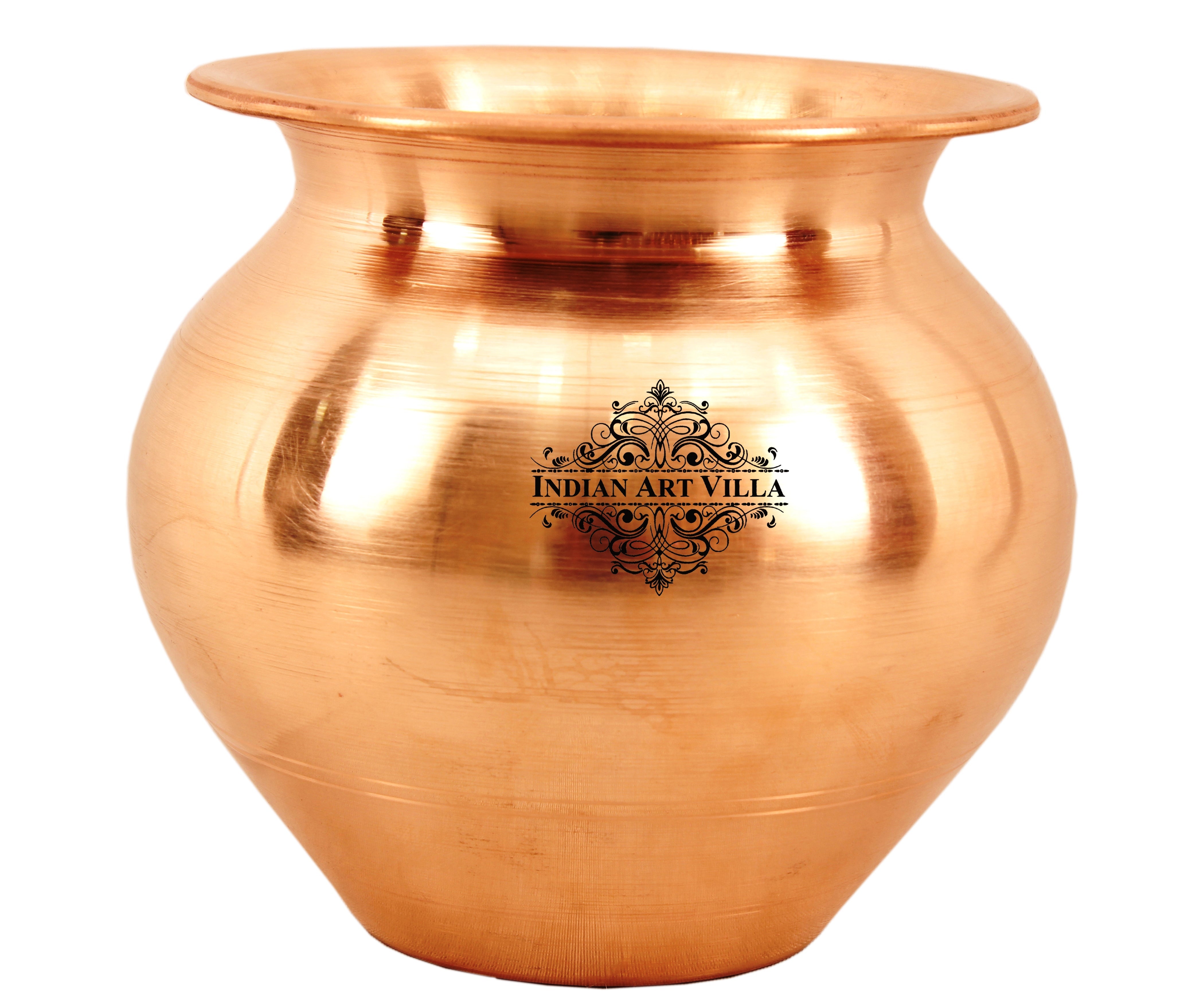Handmade Pure Copper Lota Pot - Water Storage Pot