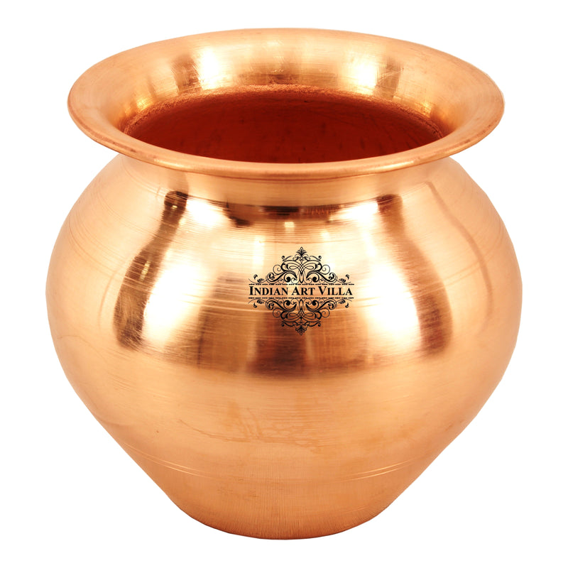 Handmade Pure Copper Lota Pot - Water Storage Pot