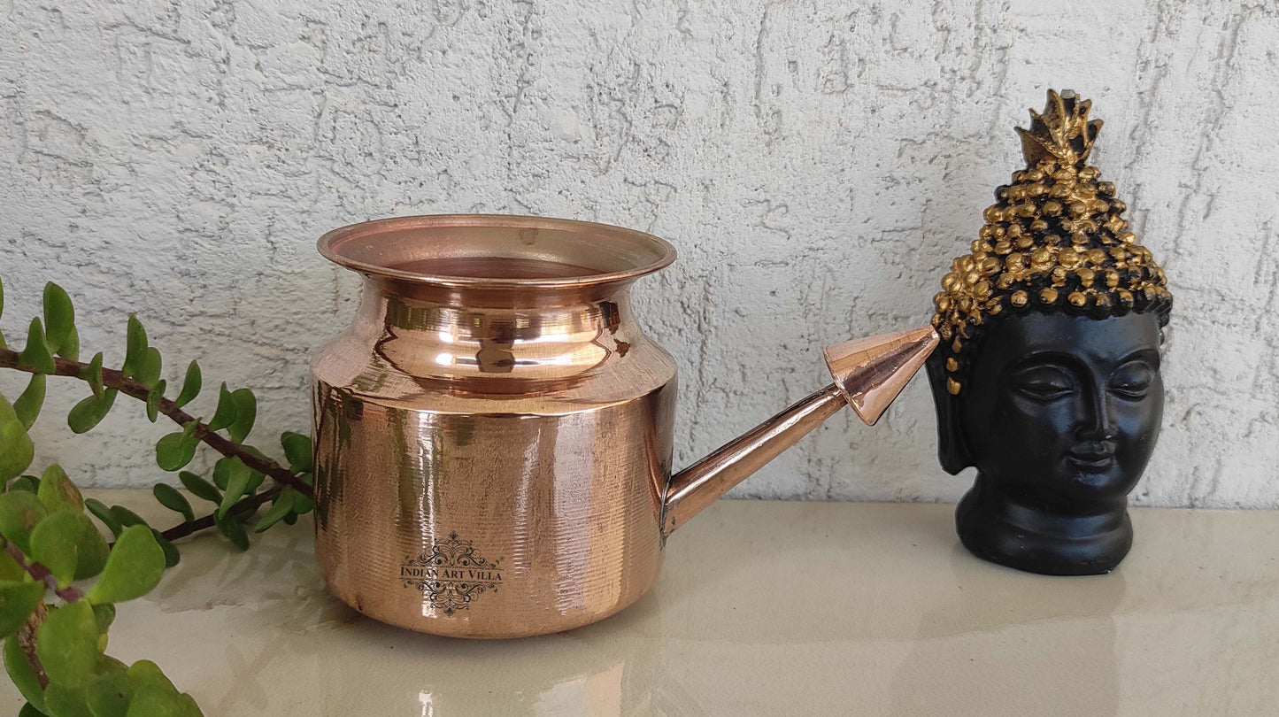 Pure Copper Netipot used for Yoga