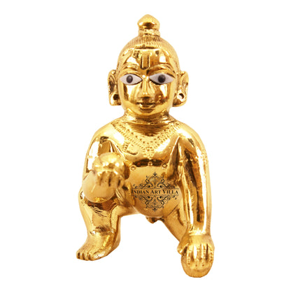 Pure Brass Handmade Laddu Gopal ji - Spiritual Idol