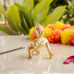 Pure Brass Handmade Laddu Gopal ji