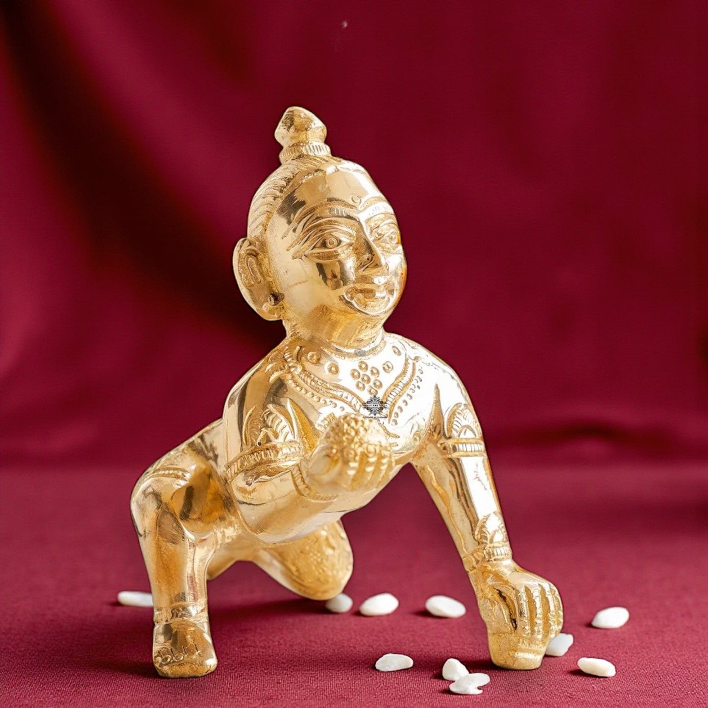 Pure Brass Handmade Laddu Gopal ji