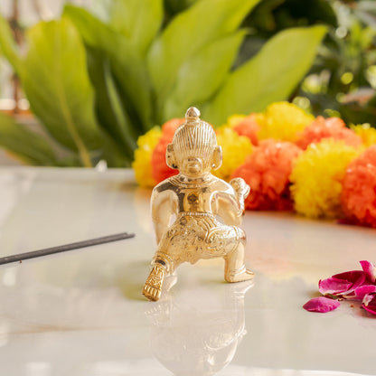 Pure Brass Handmade Laddu Gopal ji