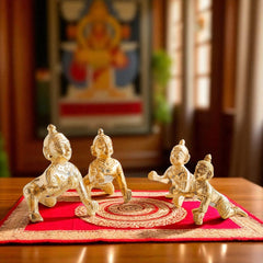Pure Brass Handmade Laddu Gopal ji