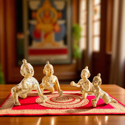 Pure Brass Handmade Laddu Gopal ji