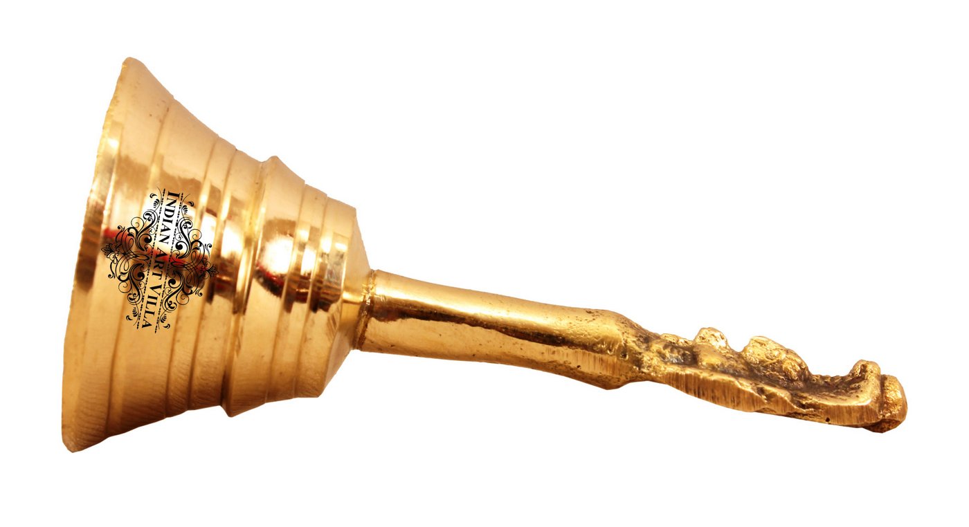 Pure Brass Sheshnag Design Pooja Bell, Spritiual & Pooja Purpose