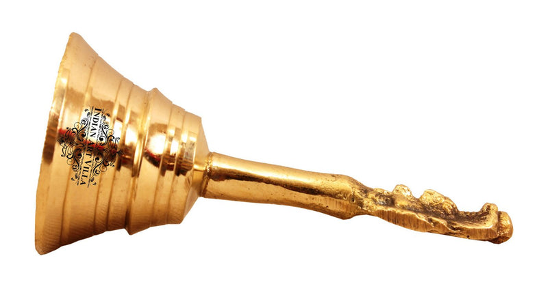 Pure Brass Sheshnag Design Pooja Bell, Spritiual & Pooja Purpose