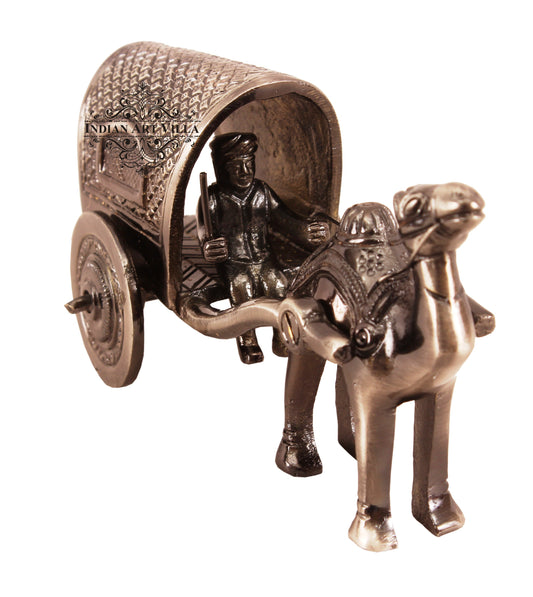 Brass Black Polished Camel Cart