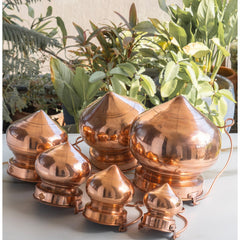 Pure Copper Shiv Ji Jal Dhara Container, Shivling Abhishekam, Temple Home