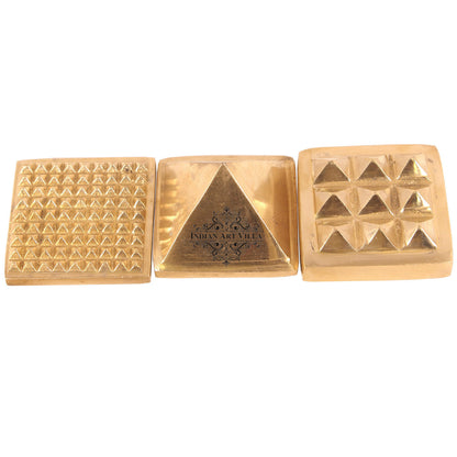 Pure Brass 3 Stage Fengshui Vastu Pyramid