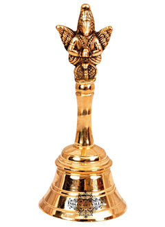 Shri Garuda Design Brass Pooja Ghanti Bell, Poojan Temple , Religious and Spiritual Item