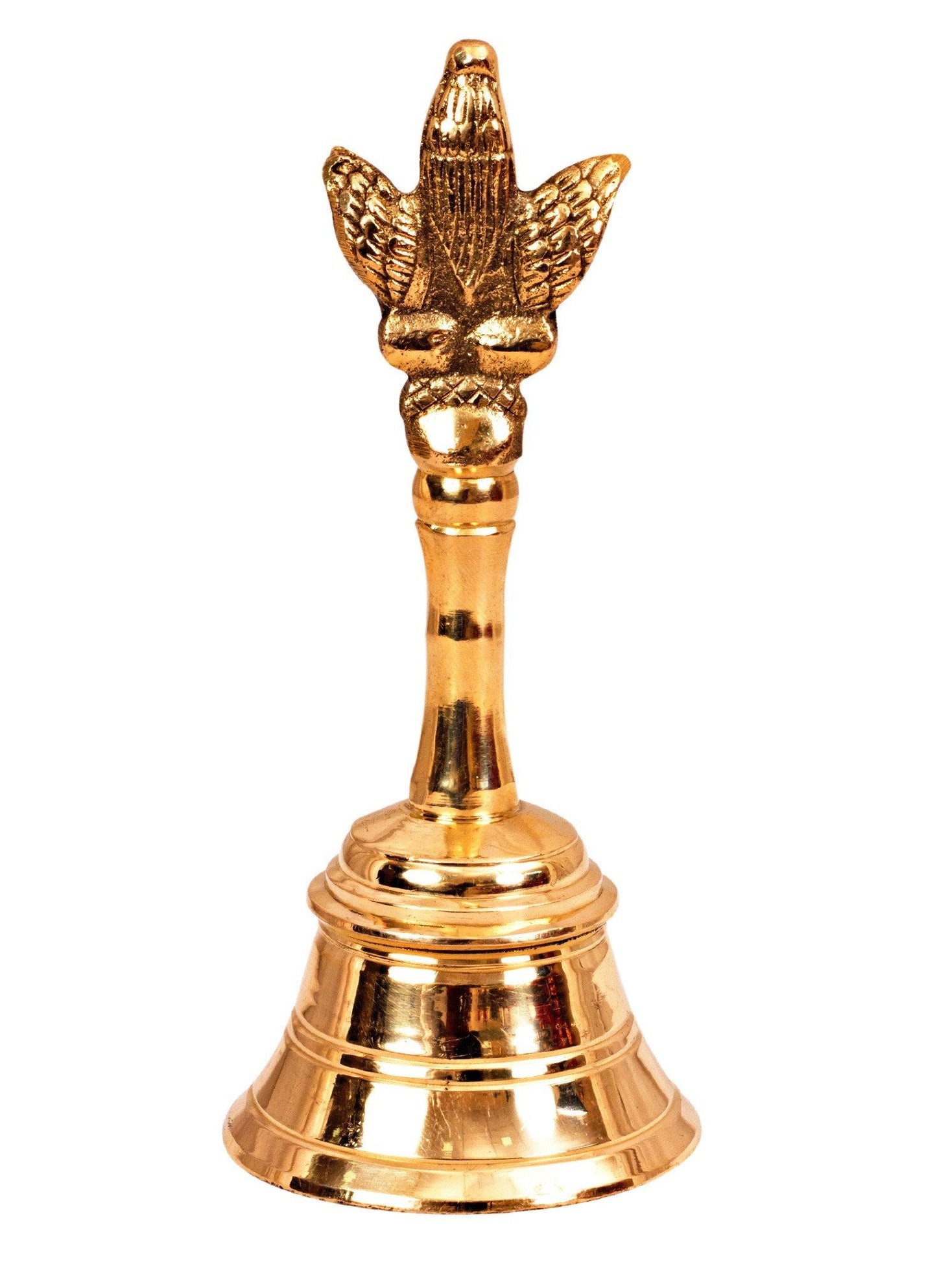 Shri Garuda Design Brass Pooja Ghanti Bell, Poojan Temple , Religious and Spiritual Item