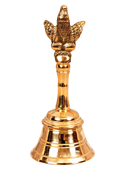 Shri Garuda Design Brass Pooja Ghanti Bell, Poojan Temple , Religious and Spiritual Item