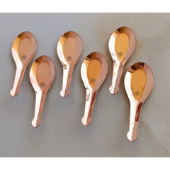 Handcrafted Pure Copper Masala Spoon – Elegant & Traditional Spice Serving Spoon