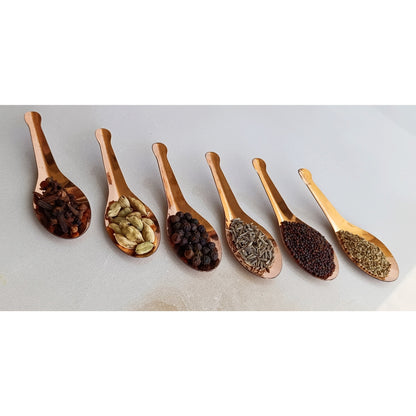 Handcrafted Pure Copper Masala Spoon – Elegant & Traditional Spice Serving Spoon