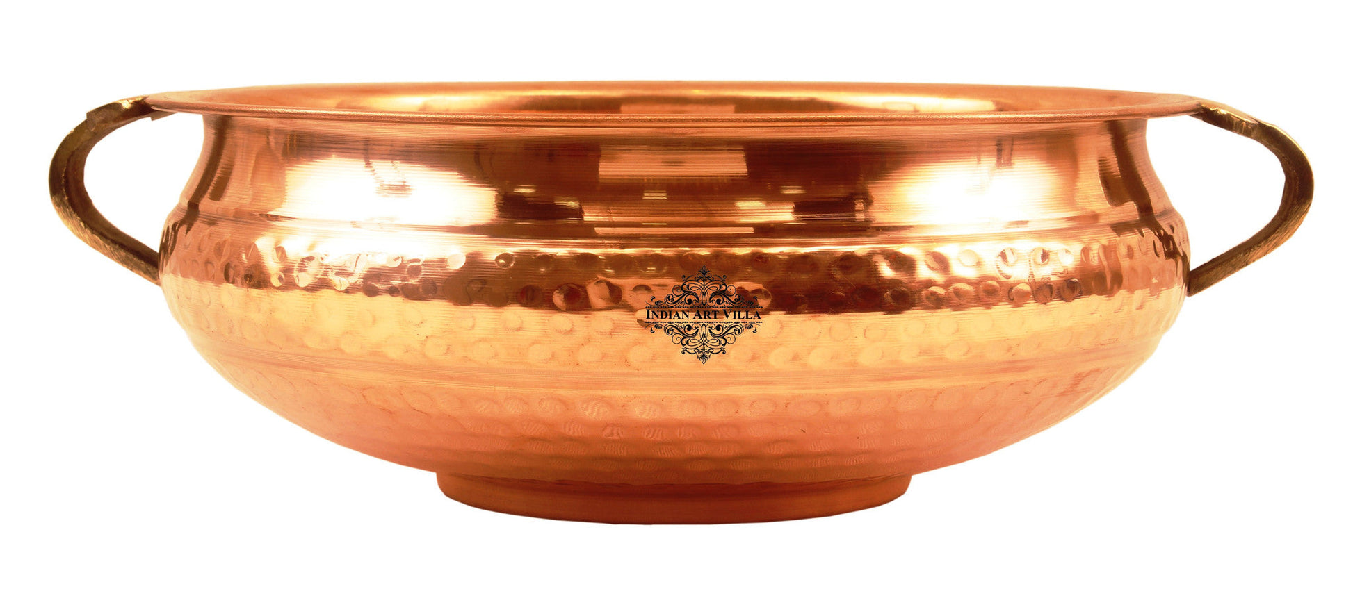 Pure Copper Hammered Design Urli/Decorative Bowl/Decorative Platter, Home Décor & Festive Item