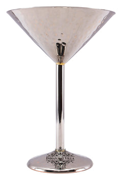 Pure Steel Hammered Design Champagne Cocktail Glass 250 ML