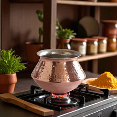 Copper Handi / Degchi With Inside Tin Lining, Cookware & Serveware