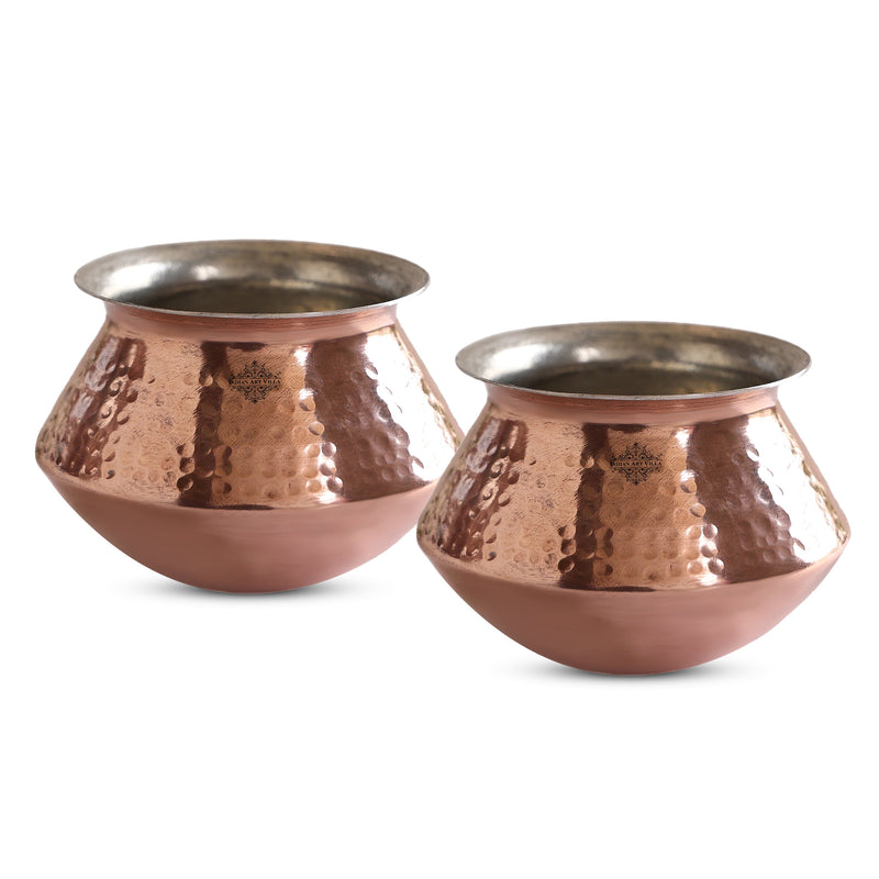 Copper Handi / Degchi With Inside Tin Lining, Cookware & Serveware