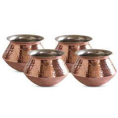 Copper Handi / Degchi With Inside Tin Lining, Cookware & Serveware