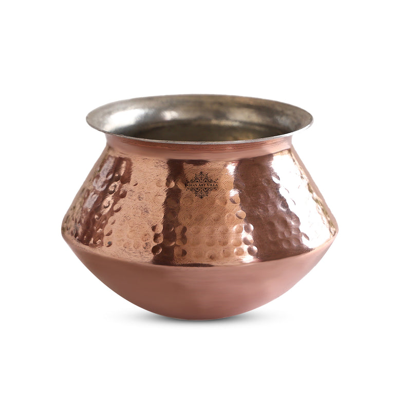 Copper Handi / Degchi With Inside Tin Lining, Cookware & Serveware