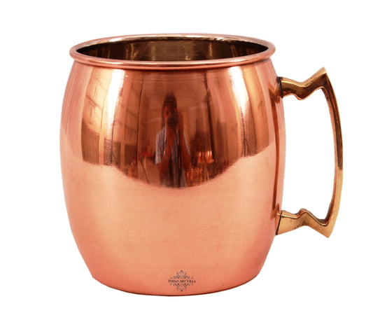 Copper Nickle Plain Design Round Mug 530 ML
