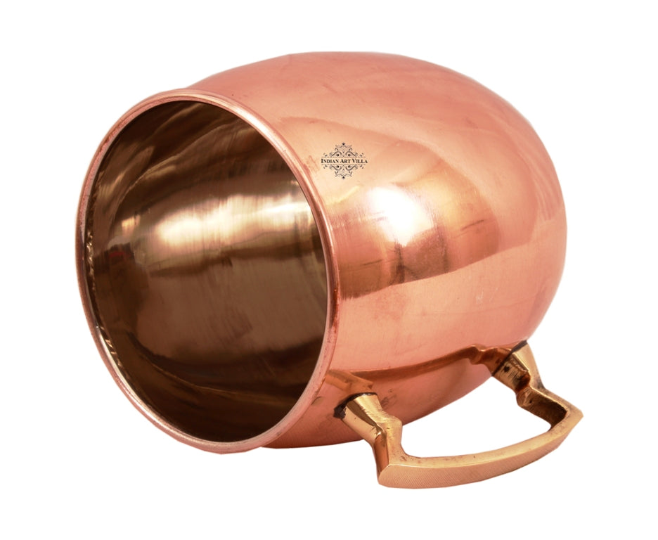 Copper Nickle Plain Design Round Mug 530 ML